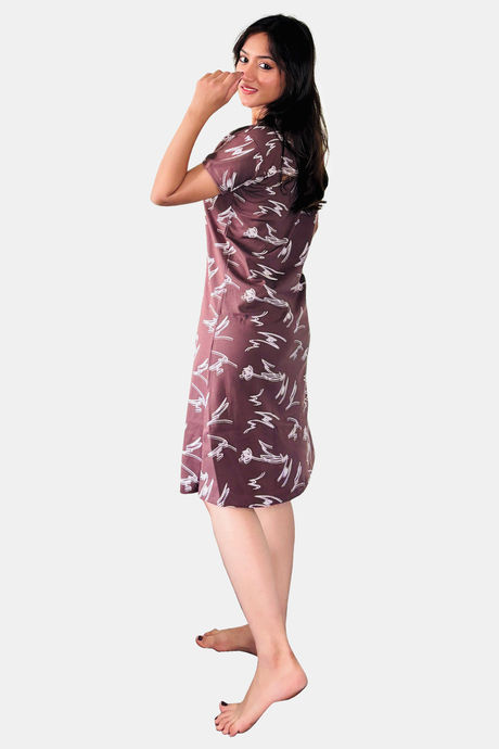 Sweetmoon Long T Shirt Nightdress - Pink — image 4